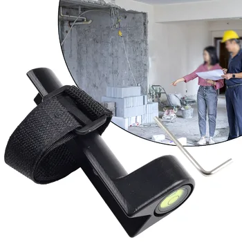 센터링 폴 탄소 섬유 폴 레벨러 버블 어셈블리, 알루미늄 합금 직각 레벨 스트랩, 휴대용 수직 레벨 레벨러