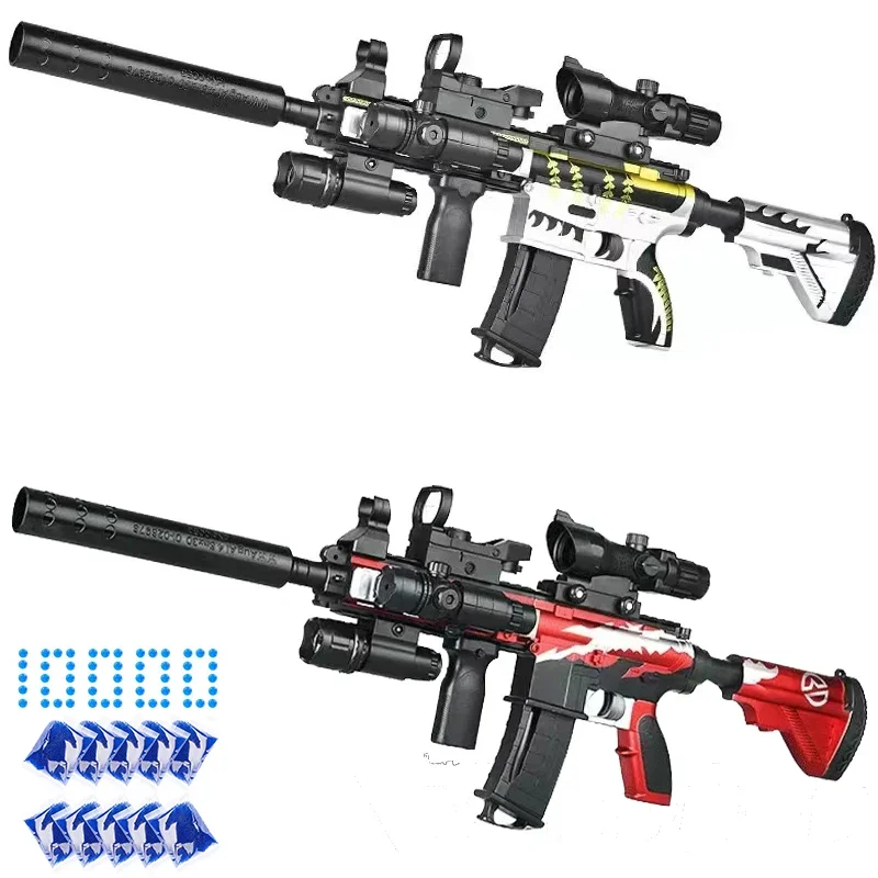 

Electric M416 Toy Gun Water Gel Bullet Blaster Children Toys Outdoor Game AirSoft Sniper Rifle Splatter Gun Weapon For Boy