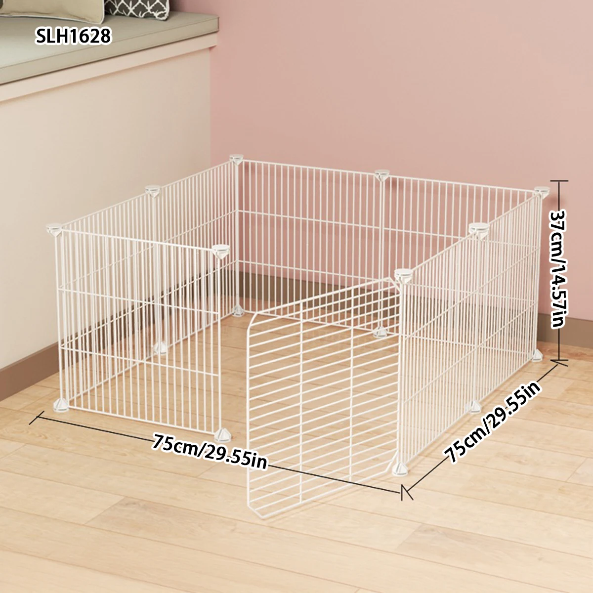 Honey glider cage Encrypted small hamster cage Home luxury villa rabbit iron mesh combination pet Chinchillas