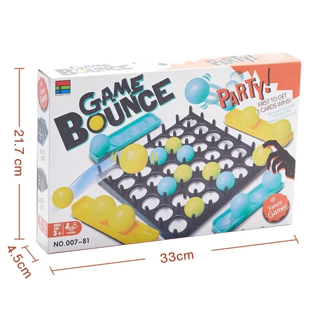 Bouncing Ball Game Jumping Ball Board Games Challenge Game Bounce Ball Toys Family Party Desktop Bouncing Toy Educational Toys 4