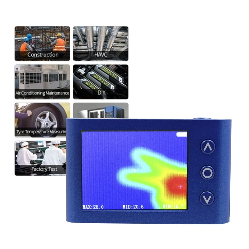 Portable Infrared Thermal Imaging Camera W/ 2.4" Color Display Screen