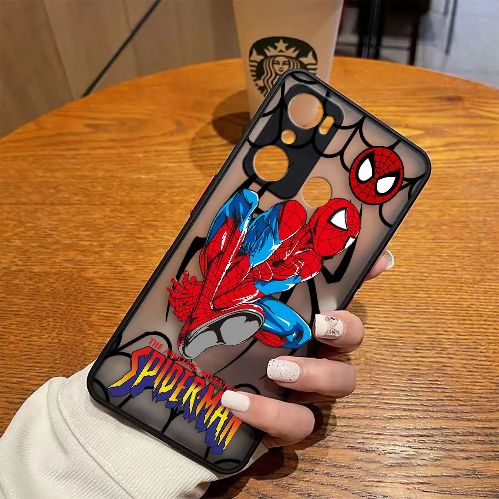 thumbnail image 1 of Funda mate para infinix HOT 20I 12 12I 11 11S 10 10I 10S PLAY 9 Pro POVA 3 CAMON 15 17P Funda Marvel Spider-Man Combo, 1 of 5