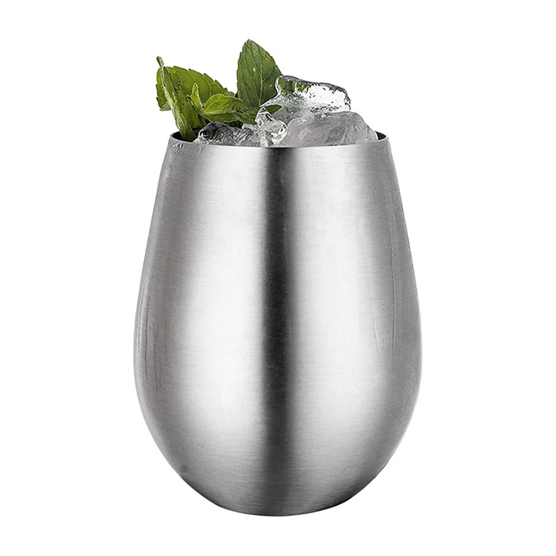 

18oz Stainless Steel Beer Cup Tumbler Cocktail Juice Milk Cup Drinking Mug For Bar Outdoor Drinkware Coffee Mug