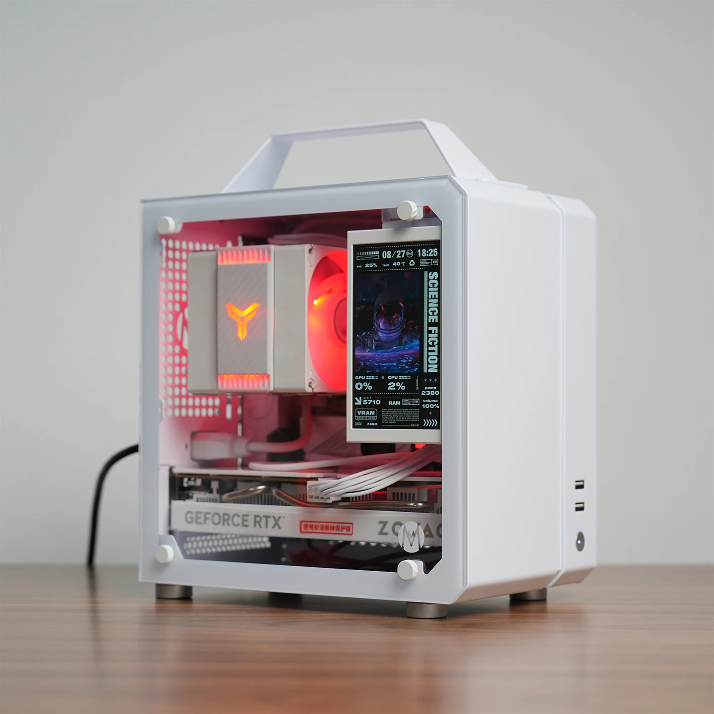 New 5.2 Inch IPS Type C Secondary Screen 1280x720 CPU GPU RAM Computer Hardware