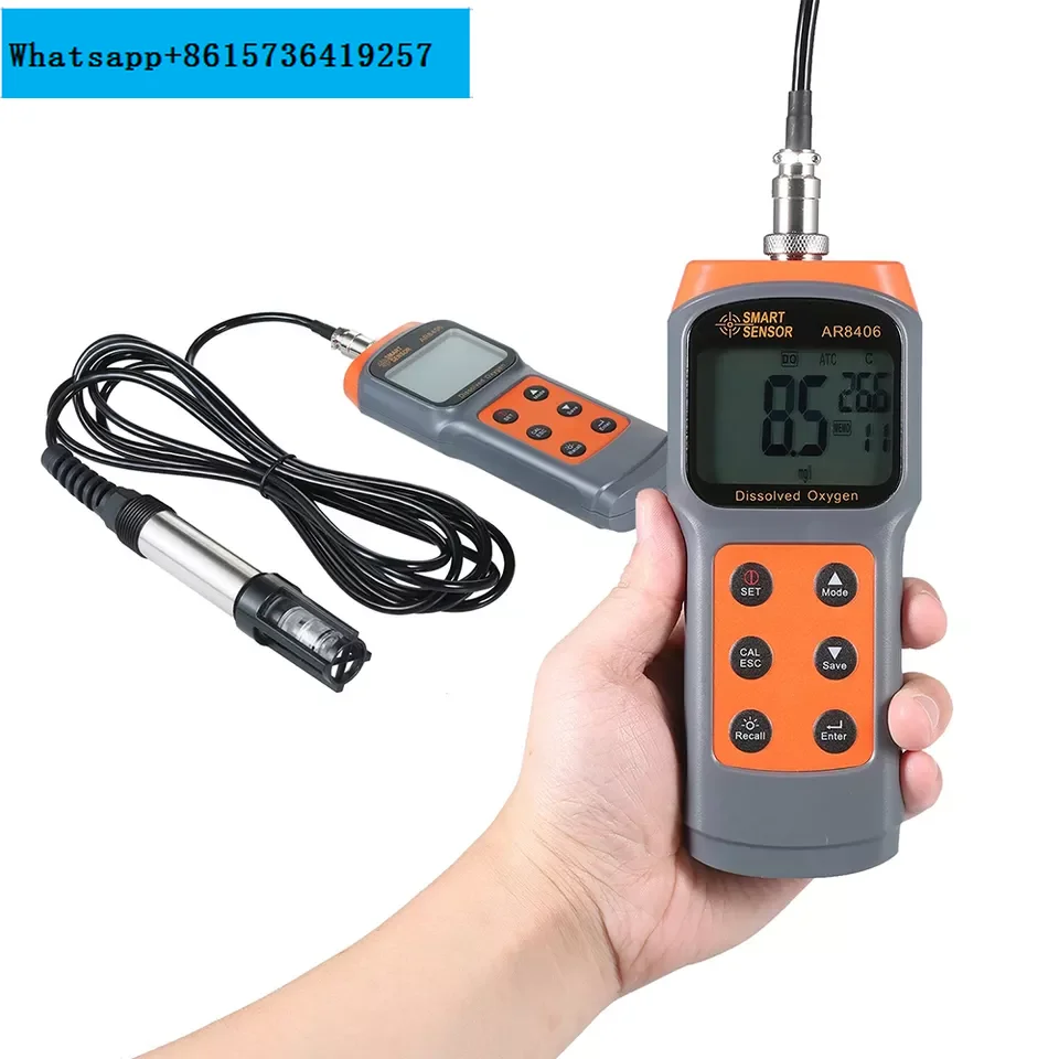 

Умный датчик AR8406, профессиональный цифровой дисплей, Измеритель Растворенного Кислорода, тестер качества воды
