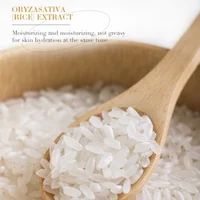 Crème pour les mains au riz, contenant de l'extrait de riz, hydrate et nourrit sans rendre la peau grasse, nourrit en profondeur, a une texture délicate, soin des mains, entretien saisonnier, emballage portable, facile à transporter 4