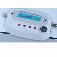 Горячий светодиодный цифровой спутниковый искатель SF08 Приемник спутникового сигнала HD ТВ-приемник спутниковый декодер Satfinder с компасом 4 светодиодных индикатора — изображение 5