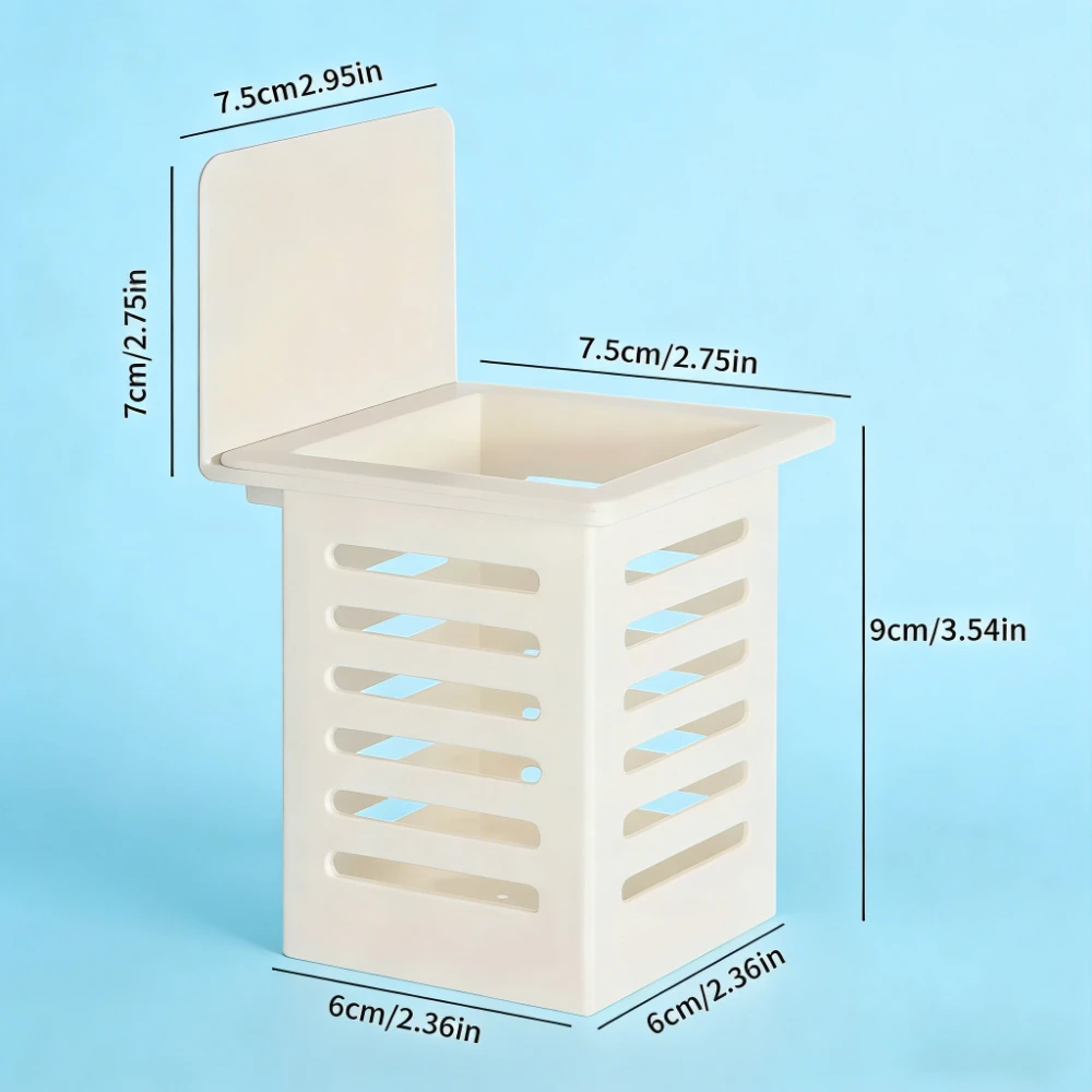 Wall Mounted Toothbrush Holder Set for Bathroom Spoons and Forks Holder for Kitchen Space Saving Toothbrush Storage