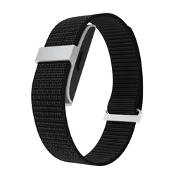 Breathable Nylon Sport Band: Adjustable Fitness Tracker Strap (Black)