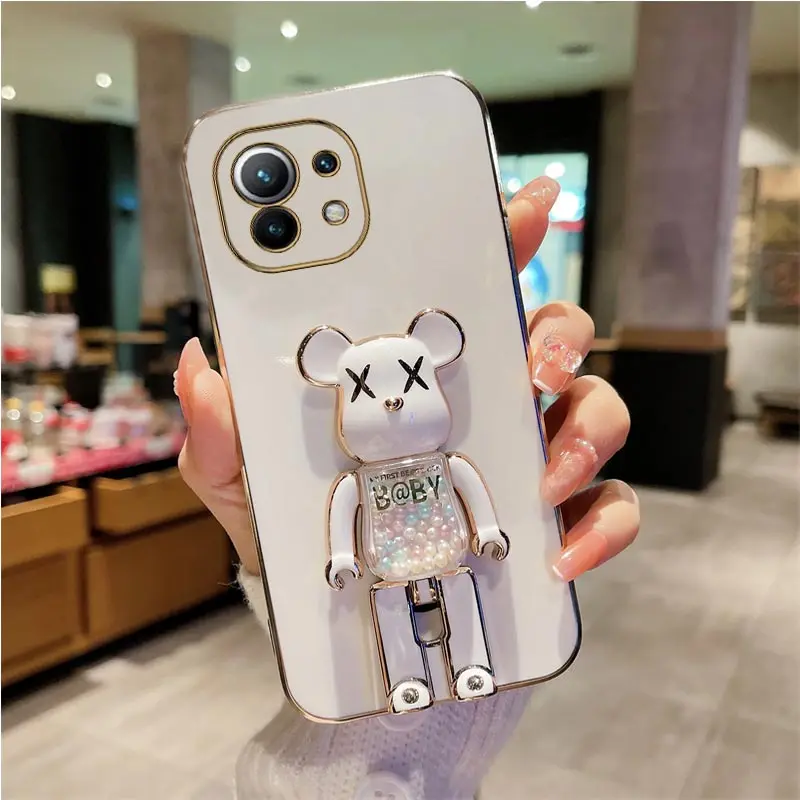 Étui de support de téléphone Quicksand Bear pour Xiaomi Mi 12 Ultra 12T 11T 13 11 Lite Note 10 Pro 8 9 10T 10S_voghion.com