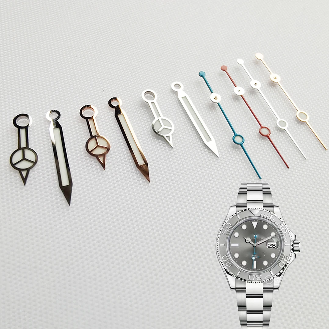 Blue luninous watch Hands Set for RLX 116622 Cal.3135 Watch Movement