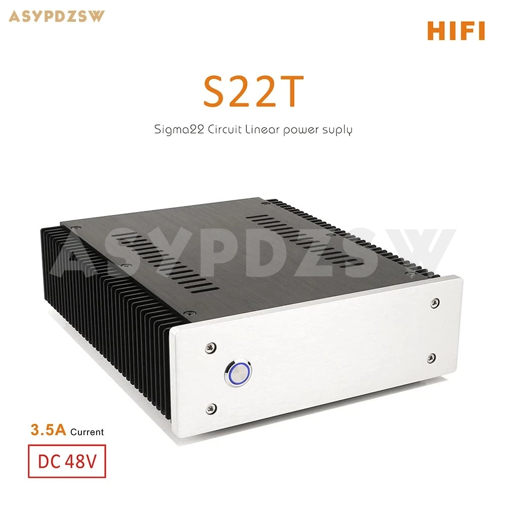 

S22T HIFI Ultra low noise Linear power supply 200W LPS Base on sigma22 circuit DC 48V/3.5A