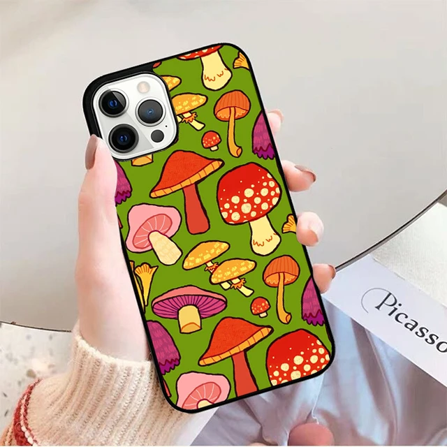 Red Mushrooms Clear Phone Case - Fits iPhone® 6/7/8/SE