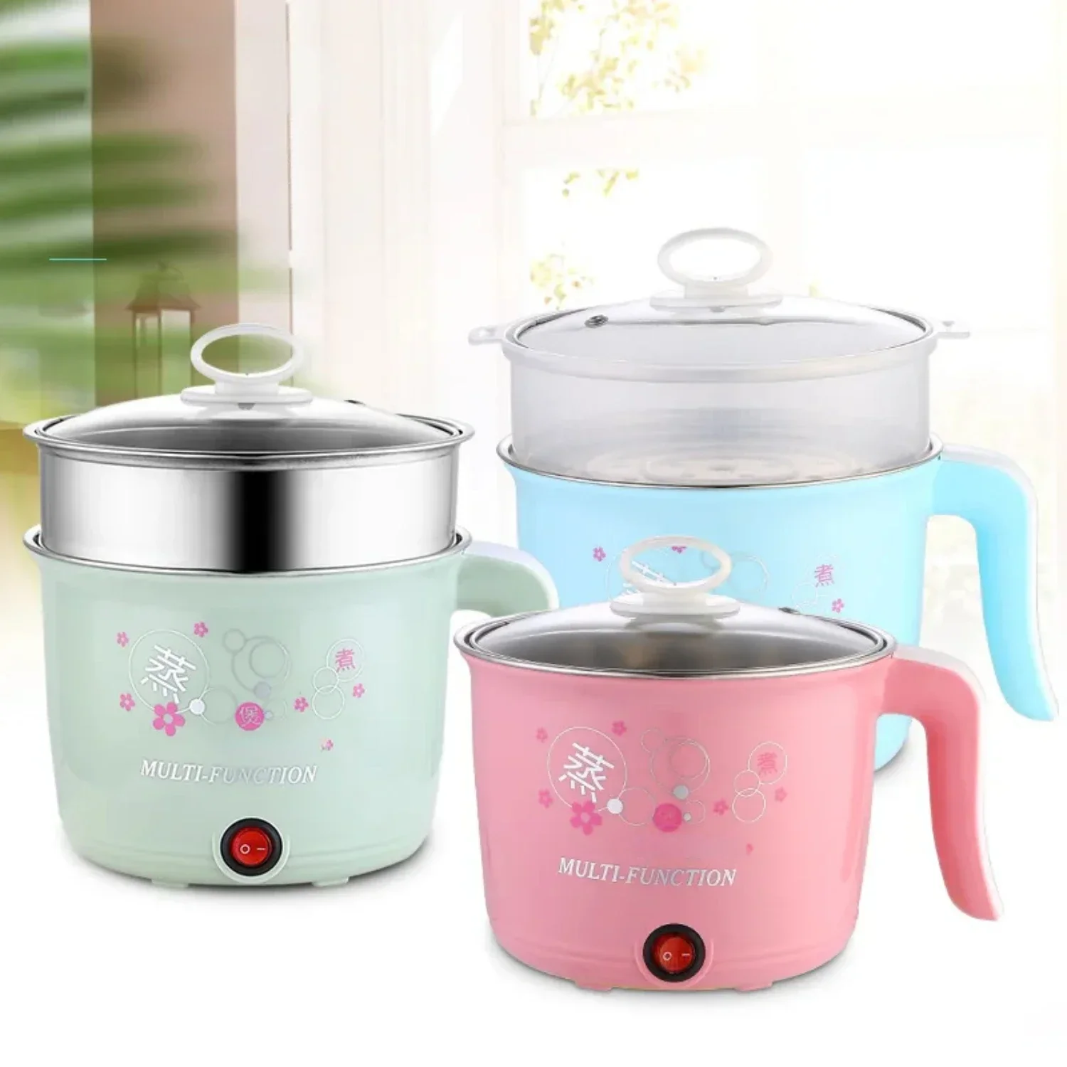 Compact Efficient Portable Mini Multifunctional Hot Pot Cooker Perfectly Cooked Rice Every Time Ideal for 1-2 People