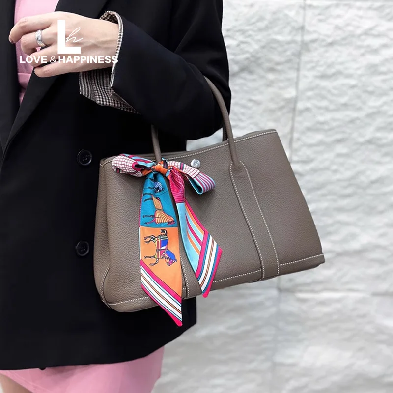 Women's Y2k Tote Crossbody Bag Shoulder New Style Genuine Leather Head Layer Cowhide Versatile Underarm Large Capacity Retro