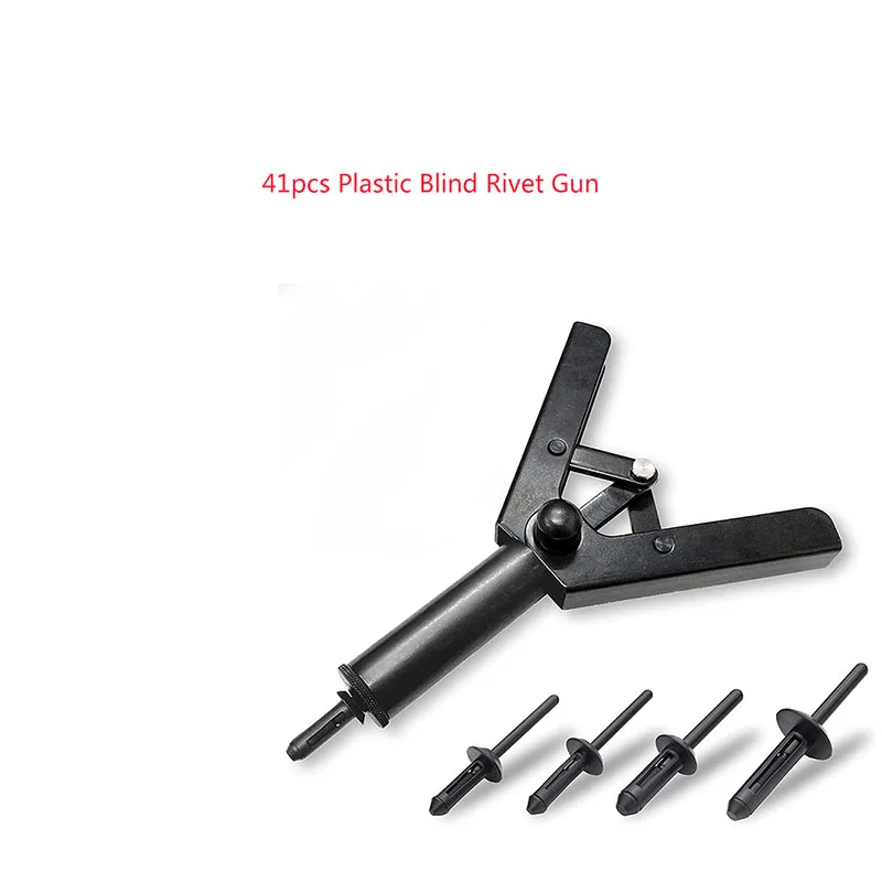 41PieceSetOfPlasticRivetGunQuickloadingRivetMachinePlastic