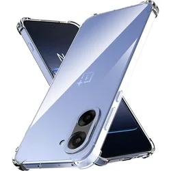 Shockproof Protective Cover Case with Reinforced Corners for OnePlus Nord N200 5G (Clear)