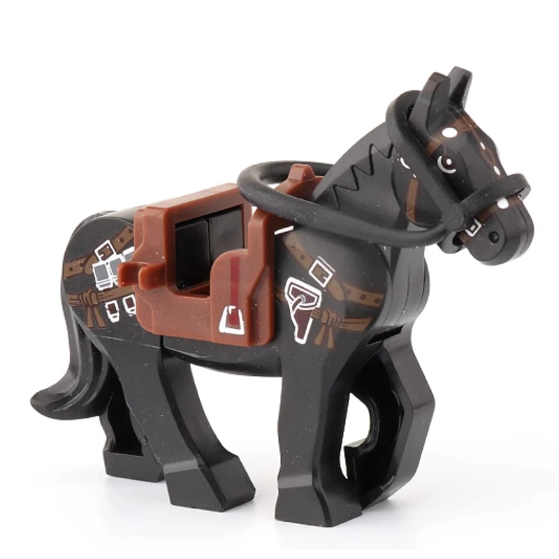 Medieval Animal Toy Building Block Set - Decorative Knight War Collection