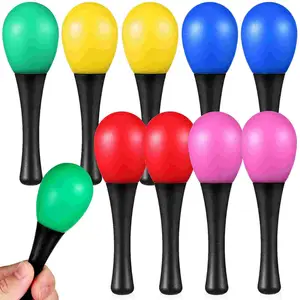 Maracas de dessin animé en bois coloré pour enfants, instruments de musique  Orff, exercice de marteau de sable, Audothy Bell, jouets pour bébés, 1 PC -  AliExpress