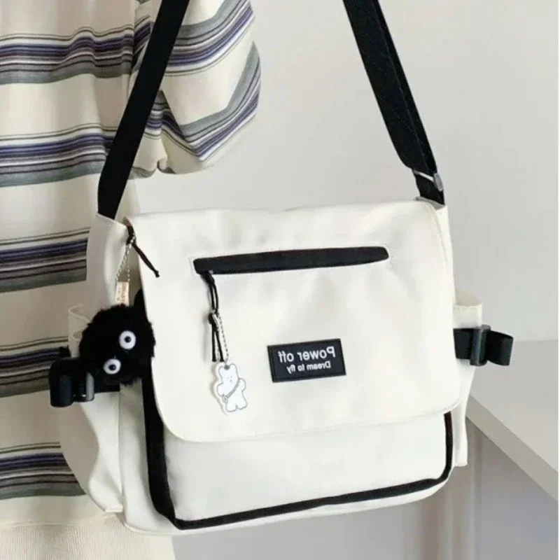 Bolso De Lona Retro Japonés Bolso Crossbody De Mujer | Meses Sin Interés