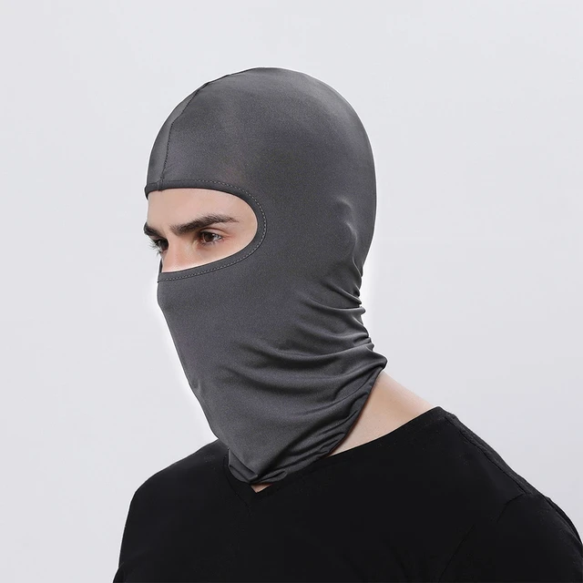 Lycra Balaclava uomo cappuccio moto Bandana ciclismo maschera da sci  cappello integrale berretti da uomo casco