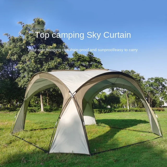 5-8 Outdoor Folding Tent Instant Pop Up Tent Portable Automatic Waterproof Camping Tent With Canopy For Hiking Picnic Family 1