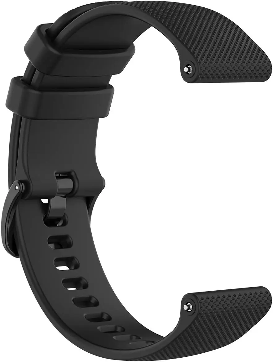Breathable 22mm Silicone Sports Band Strap - Vibrant Color Replacement Bracelet
