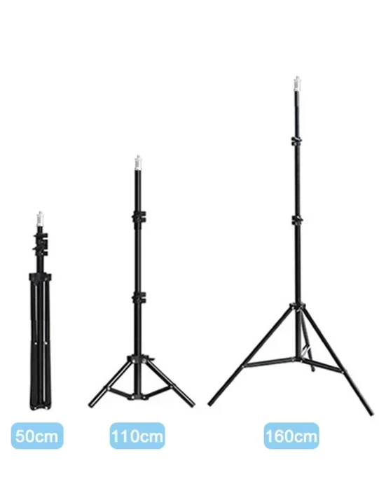 1/4 Screw Photography Portable Tripod for Camera Laser Level Projector Softbox LED Ring Light Phone
