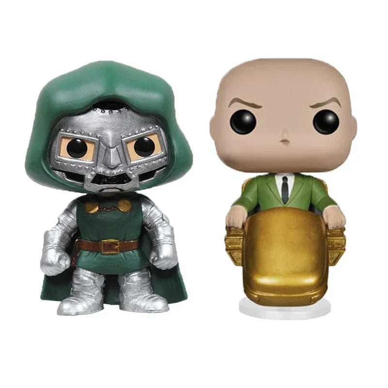 Funko Pop Marvels X-Men Dr Doom #17 Professor X #57 Action Figure Toys Collection Bambole Regali Per Bambini Pop Figure