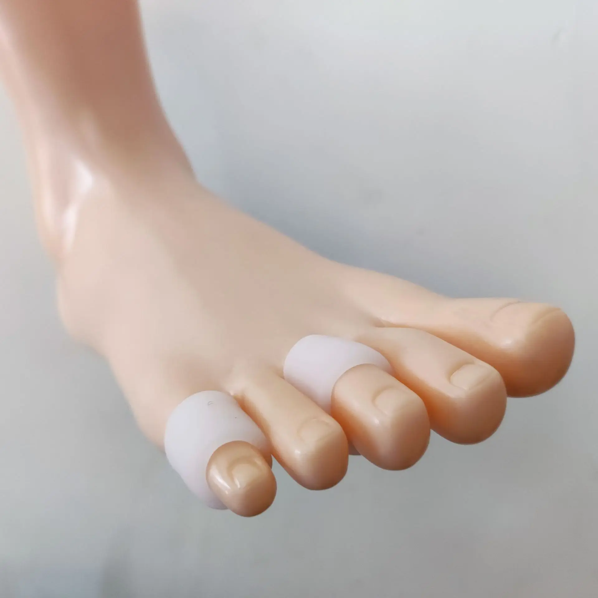 두꺼운 핑키 보호대 젤 발가락 보호 슬리브 페디큐어, 작은 손가락 튜브, 옥수수 물집, 부니언 교정기, 1000 개/500 쌍