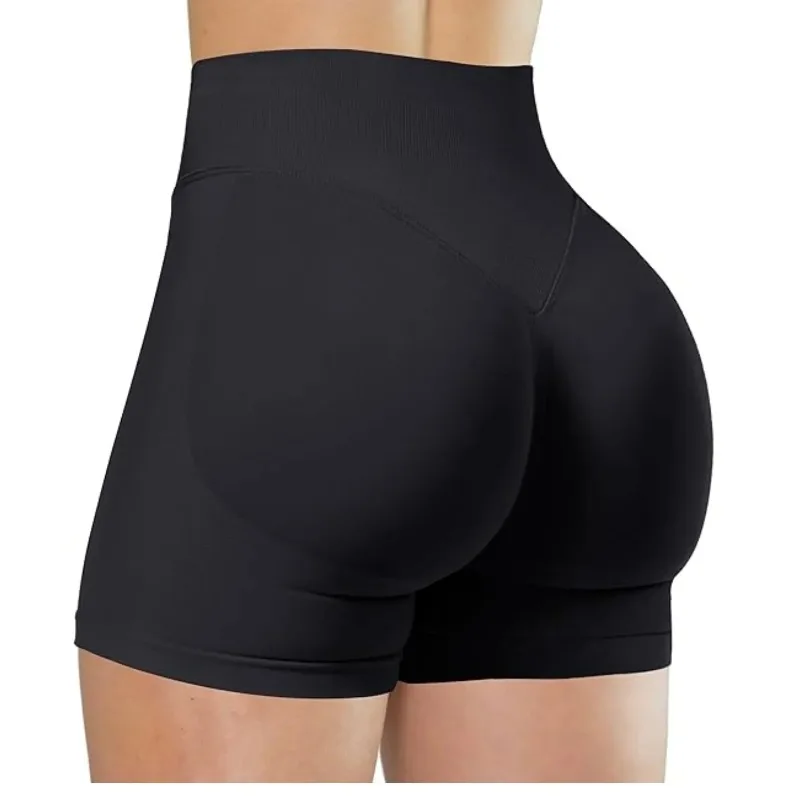 Shorts deportivos sin costuras para mujer