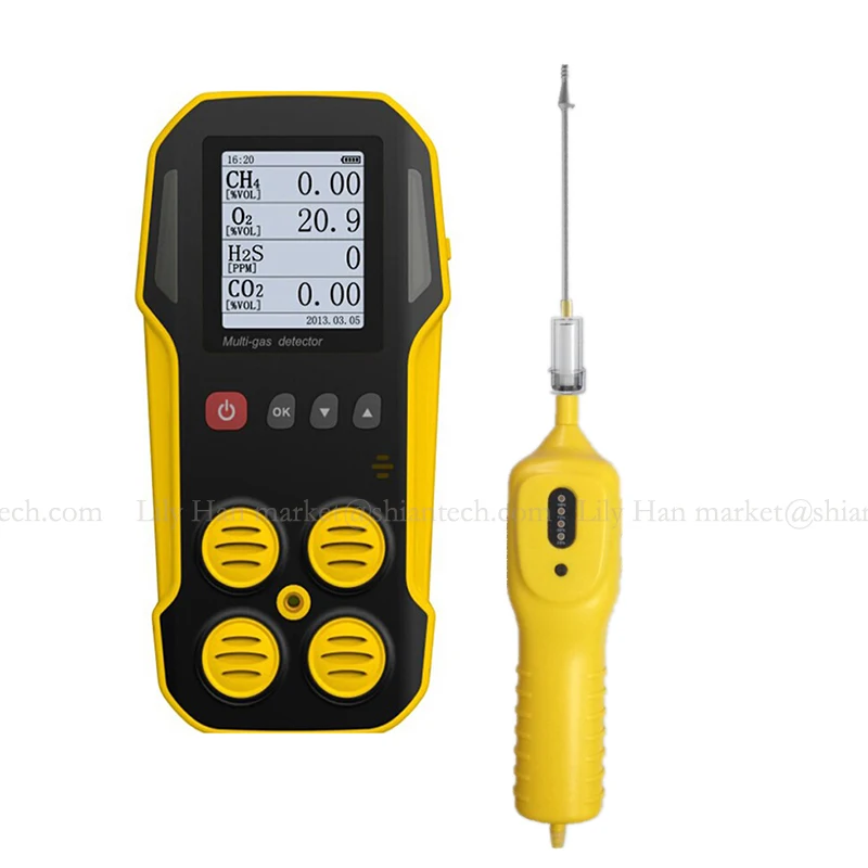 

Landfill Gas & Biogas Analyzers, Biogas analysis detector multi gas analyzer for CO2 CH4 O2 H2S