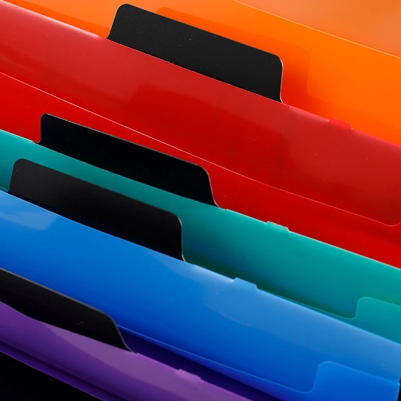 6 Tier Expanding Wall Mounted Document File Holder for Classroom