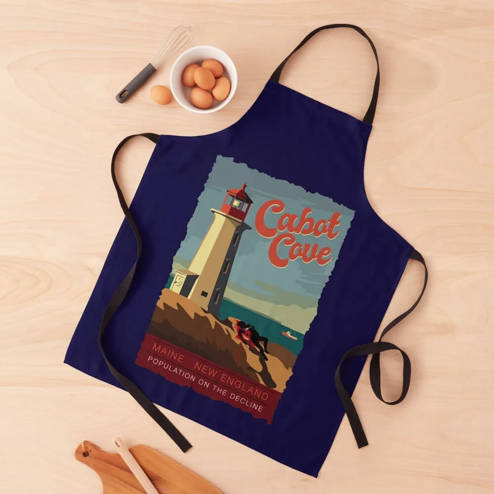 

Cabot Cove Apron Customizable Woman Men gift waiter Apron