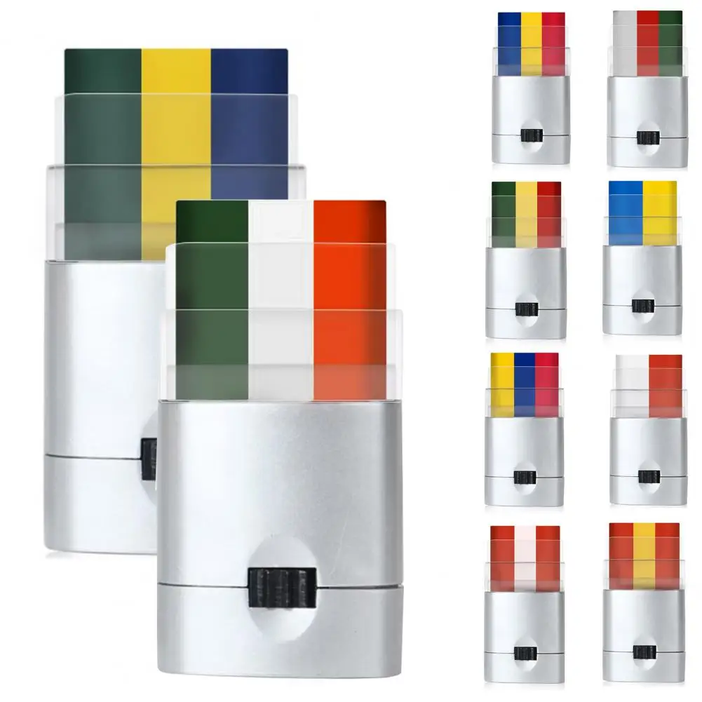 Country Flag Face Paint Stick Stripe Football Fan Brush Stick Face & Body Paint For France Netherlands Flag Euros Sports Events