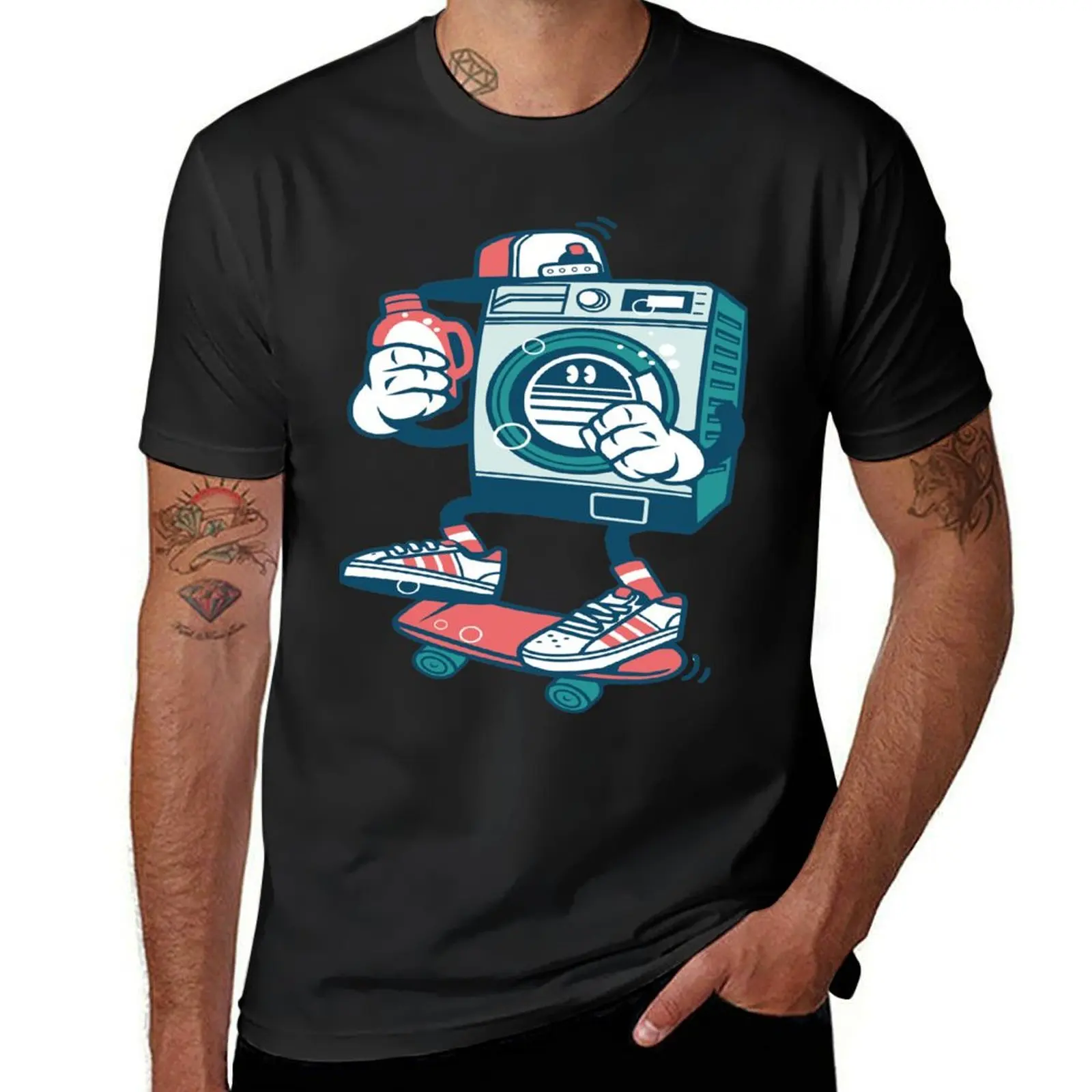 

Washing machine T-Shirt oversized customs design your own mens t shirts