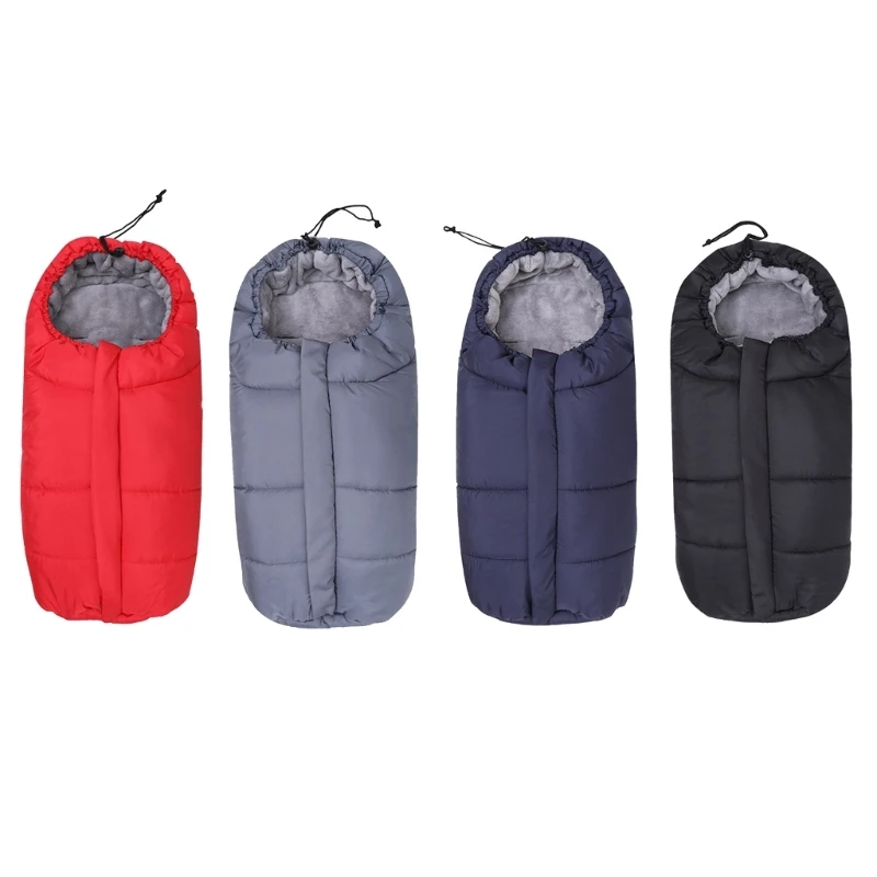 

Foot Muff for Prams Waterproof Thick Winter Baby Pram Sleeping Bag with Drawstring Soft Sleeping Bag Baby Sleep Bag