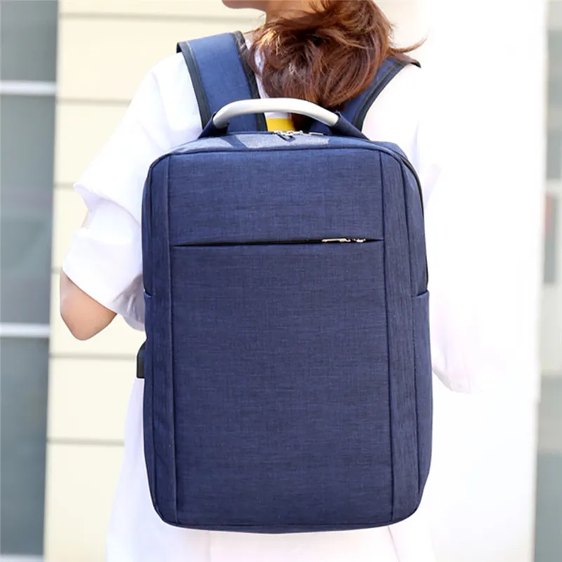 Oxford Ultralight Backpack Multifunction Anti-Theft Office Men USB Charging Backpack Laptop Notebook Travel School Business Bag