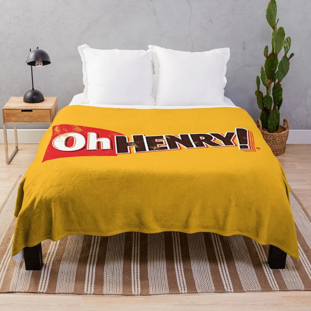 Oh Henry T Shirt Throw Blanket Sofa Throw Blanket Flannel Fabric AliExpress