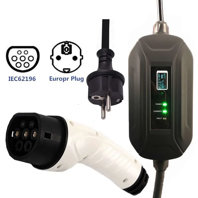 

Electric Vehicle Charger AC Type2 Adjustable Evcharger Portable Ev Charger