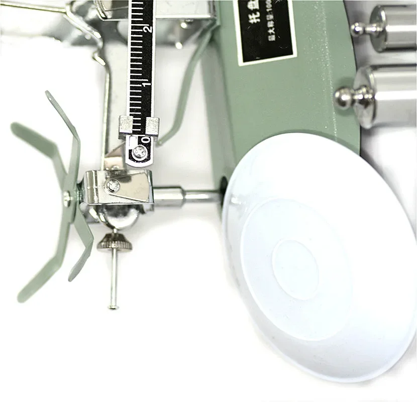 Table Balance Counterbalance Students Teaching Lab Mechanical Scale Top-pan Balance With Weights Tweezer Max. 500 g (d=0.5g)
