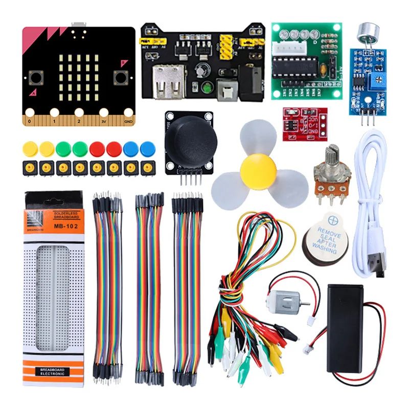 microbit-kit-raspberry-pi-beginner-graphic-programming-with-sensors-youth-fun-diy-learning-set