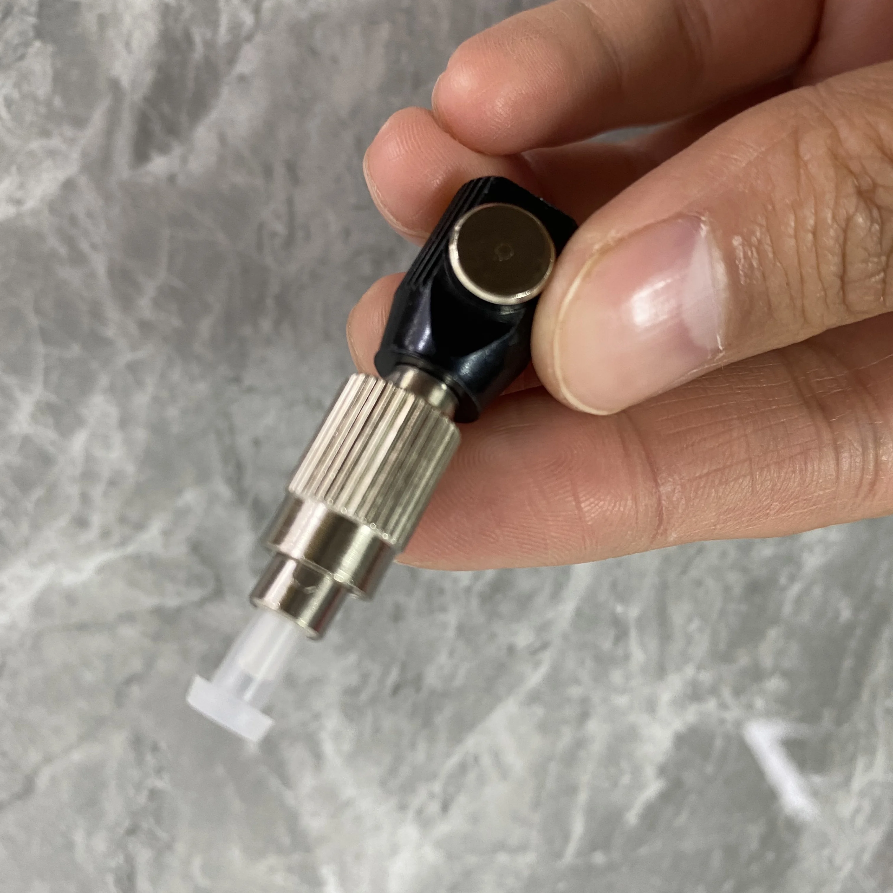 fiber adapter 1pc FC bare round optical fiber converter quick connector cold joint tool emergency repair