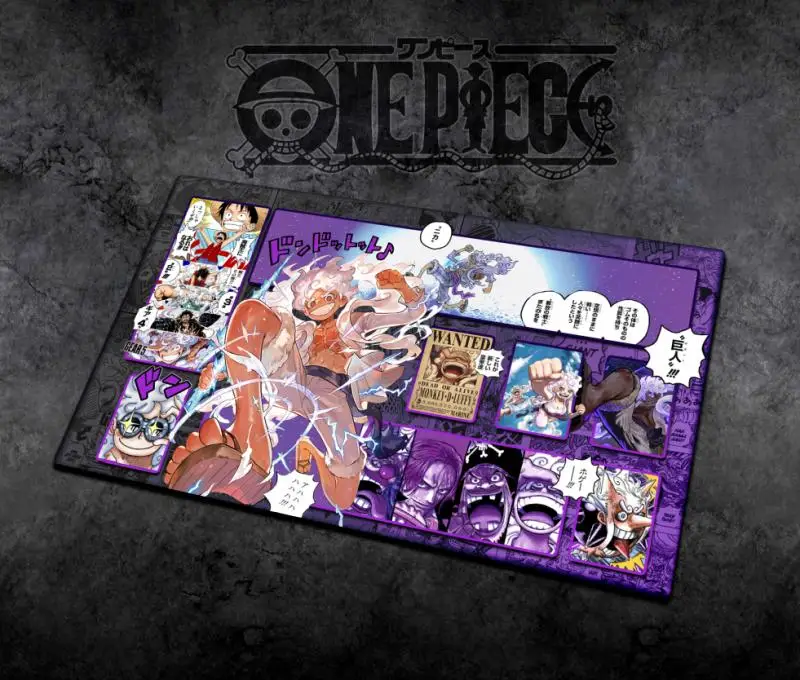 OPCG One Piece Playmat Luffy Marshall D Teach Anime Playmat