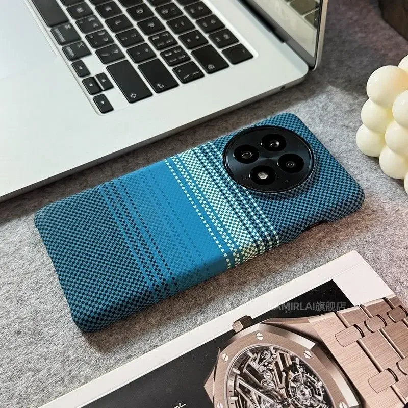 Luxury Kevlar Stripe Shockproof Bumper Case - Premium Hard Cover