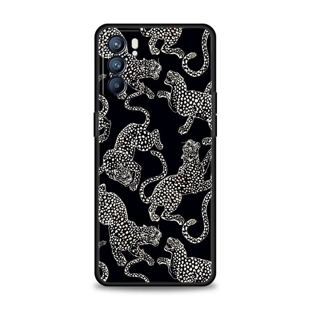 Floral Leopard Eyes Phone Case Cover