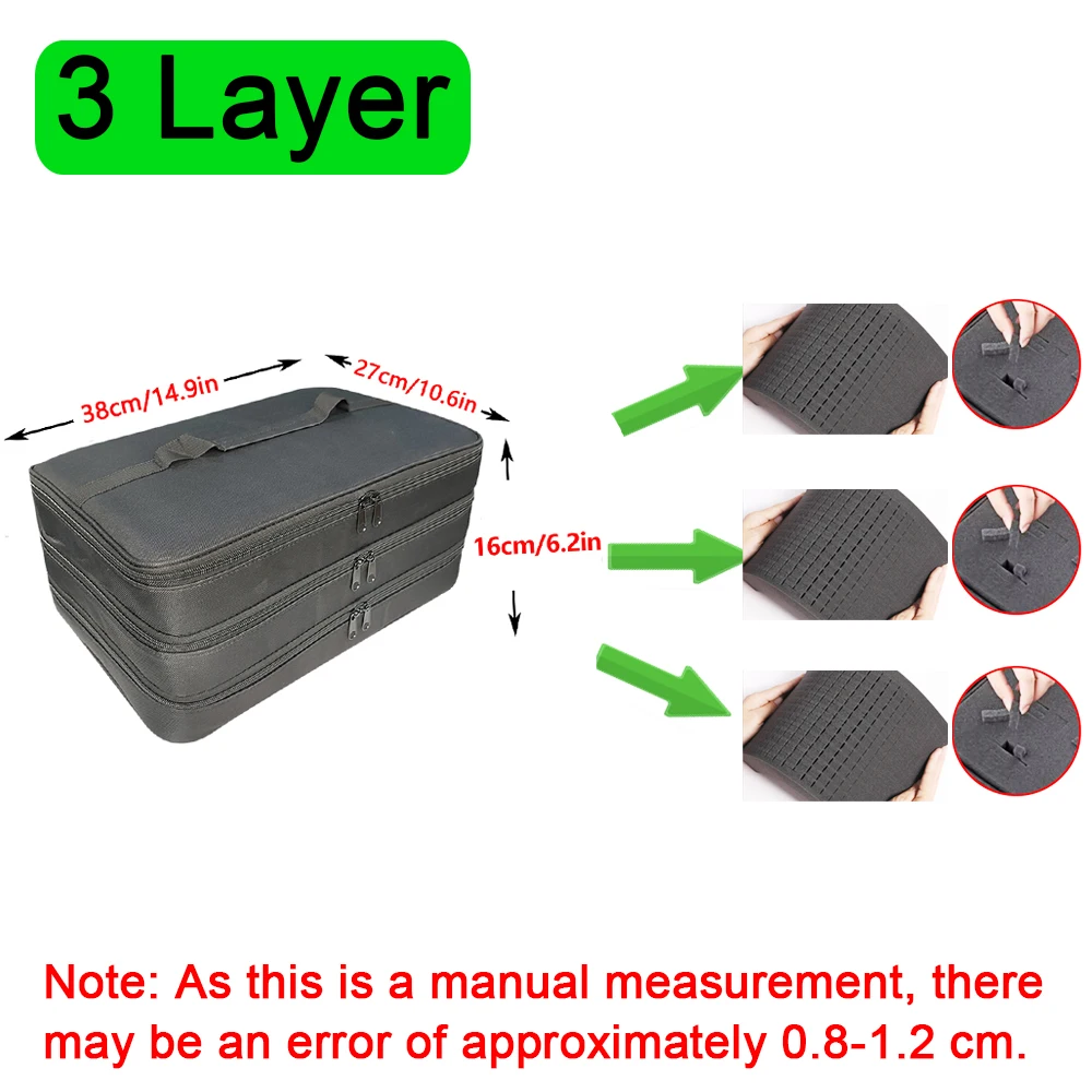 Colorful Shockproof EVA Watch Storage Case - Portable Protective Organizer Bag