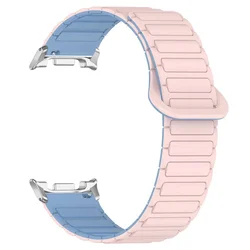 Magnetic Silicone Sports Watch Bracelet Strap - Watch Ultra (2025) (SandPFogUS)