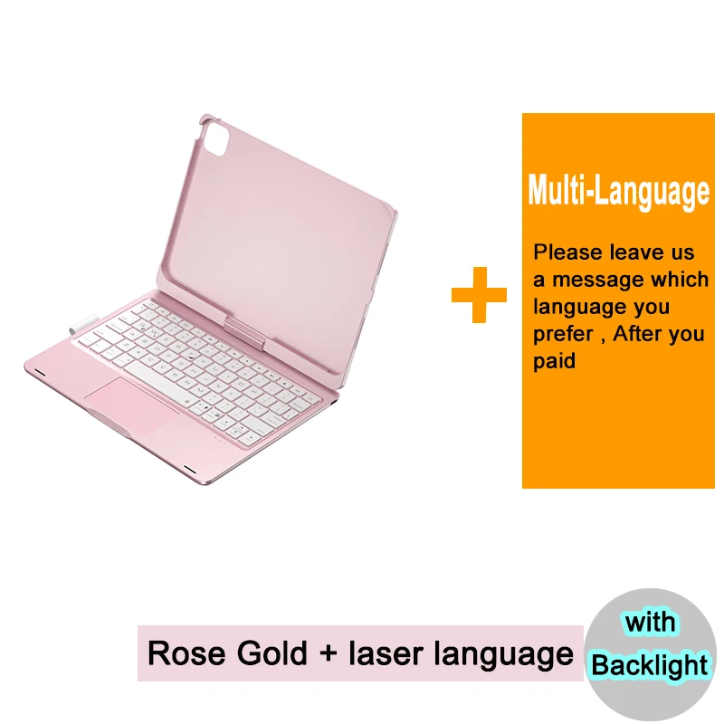 حافظة لوحة المفاتيح السحرية بلوتوث لجهاز iPad الجي...