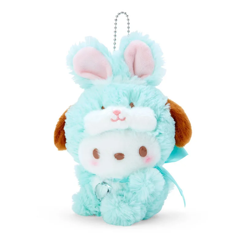 thumbnail image 1 of Hello Kitty Cinnamoroll Pochacco diamante conejo muñeco de peluche colgante Sanrio Kawaii juguete de peluche llavero bolsa accesorios regalo, 1 of 4